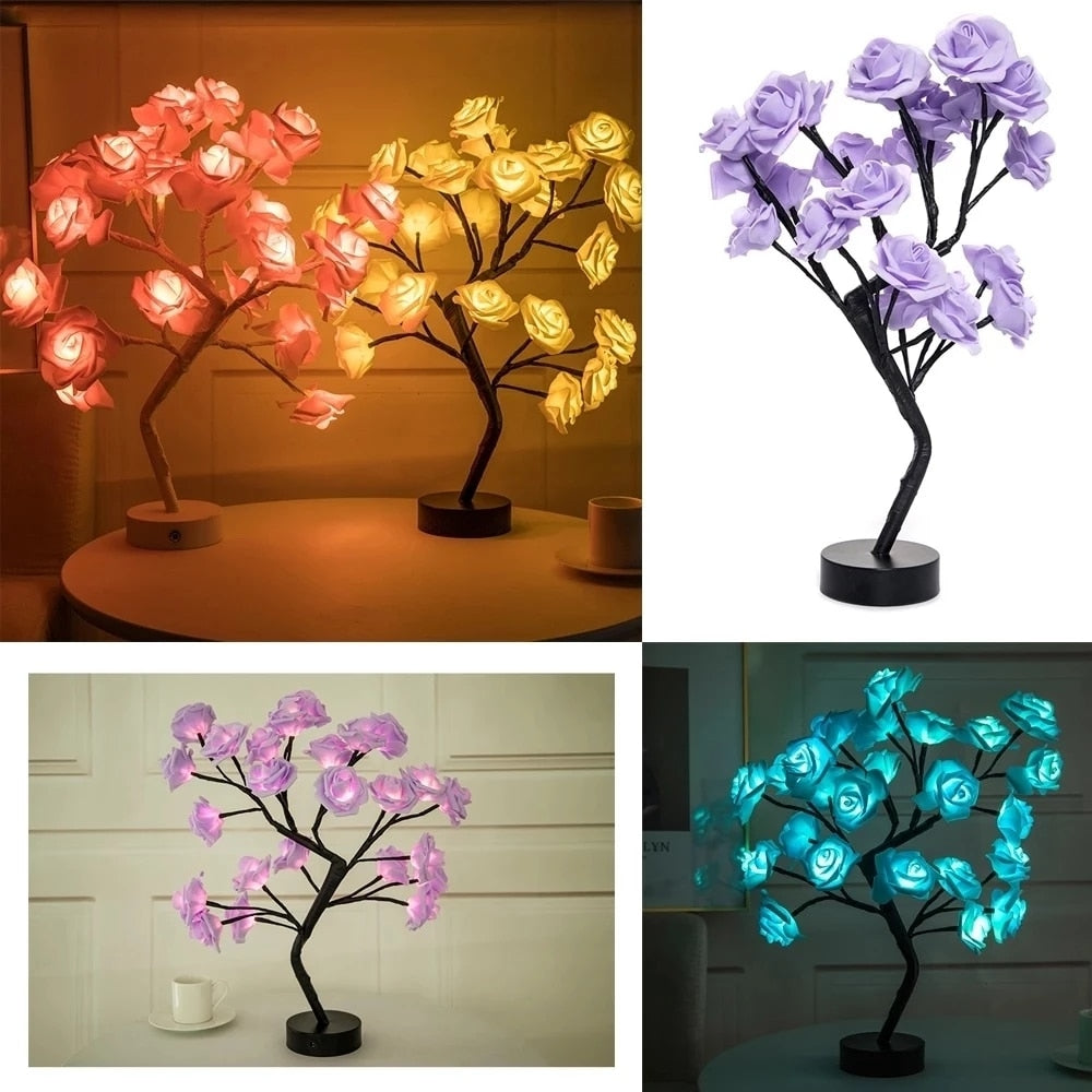 Flower Card Tree Lights