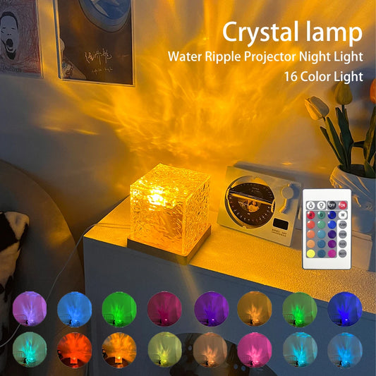 Water Ripple Crystal Lamp